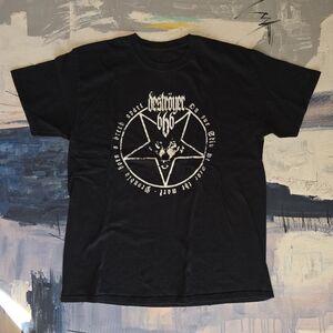 Rare Destroyer 666 The Mark M T Shirt Australian Black Thrash MetalNo Size Tag.